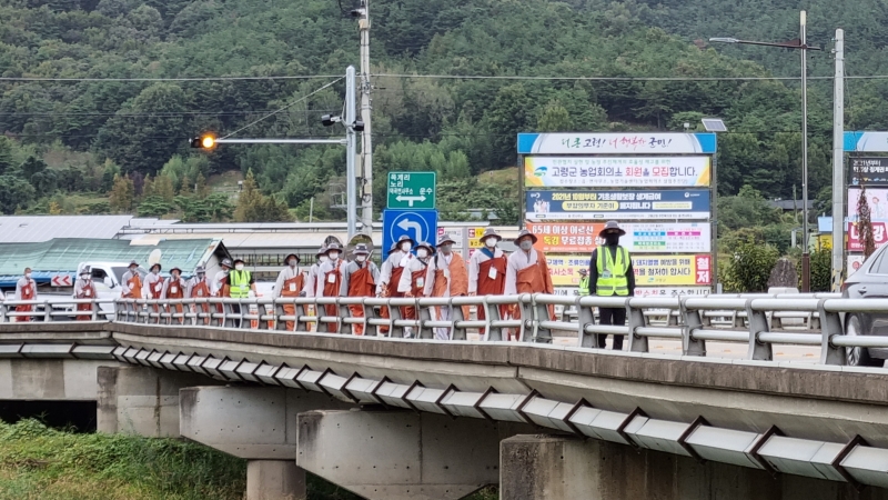 우중의 순례 모습.jpeg